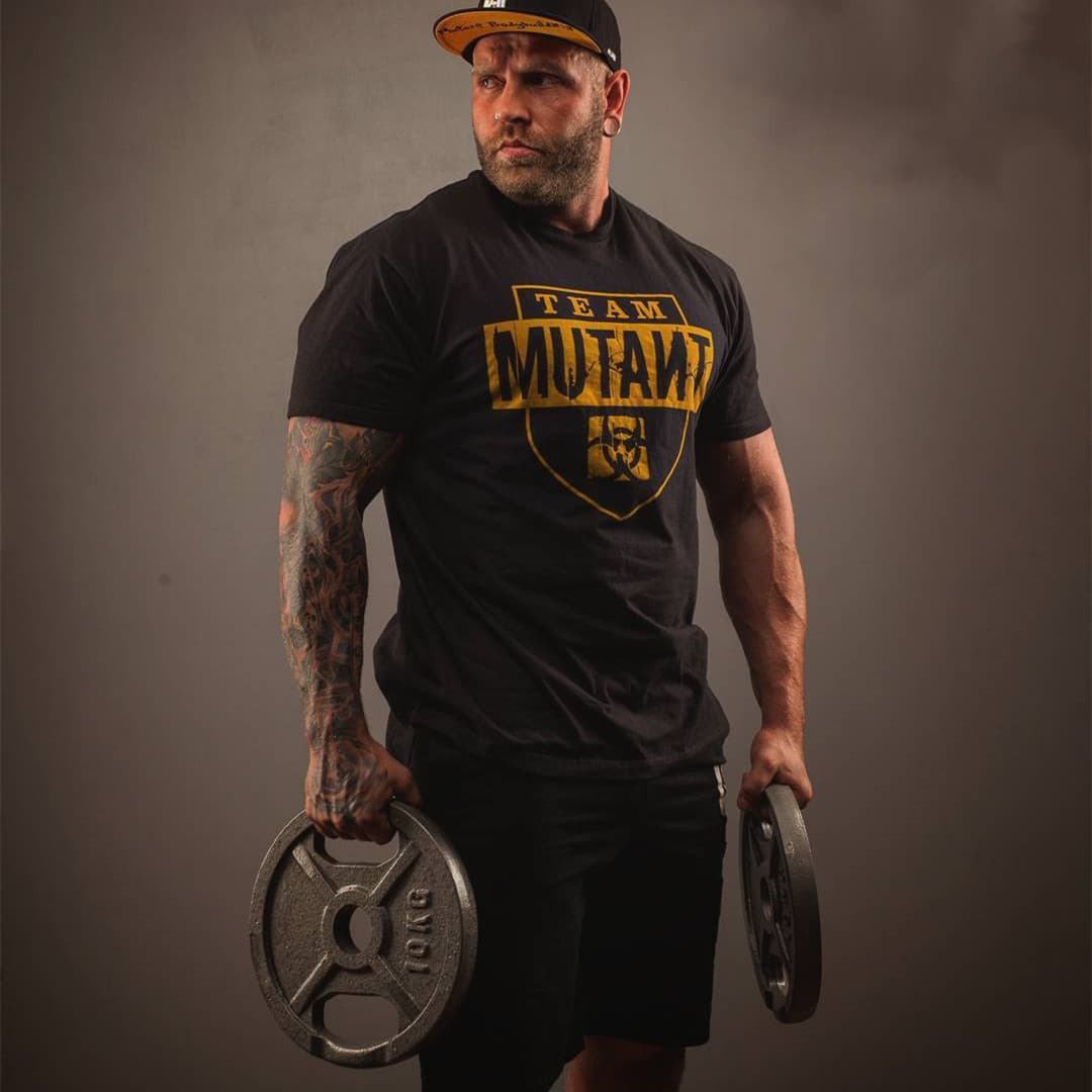 Camiseta Ajustada de Manga Corta para Fitness Hombre