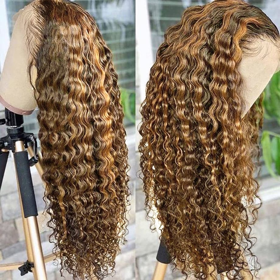 Peluca Frontal de Encaje con Cabello Natural Destacado
