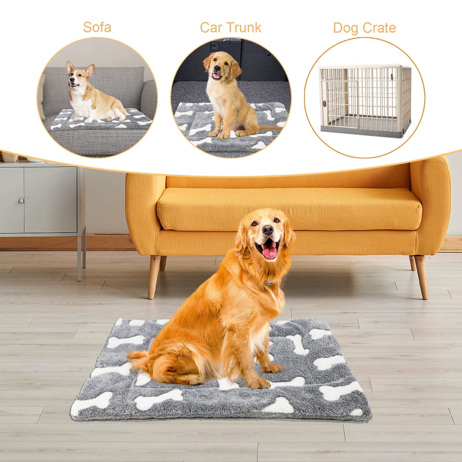Cama térmica reversible para perros y gatos