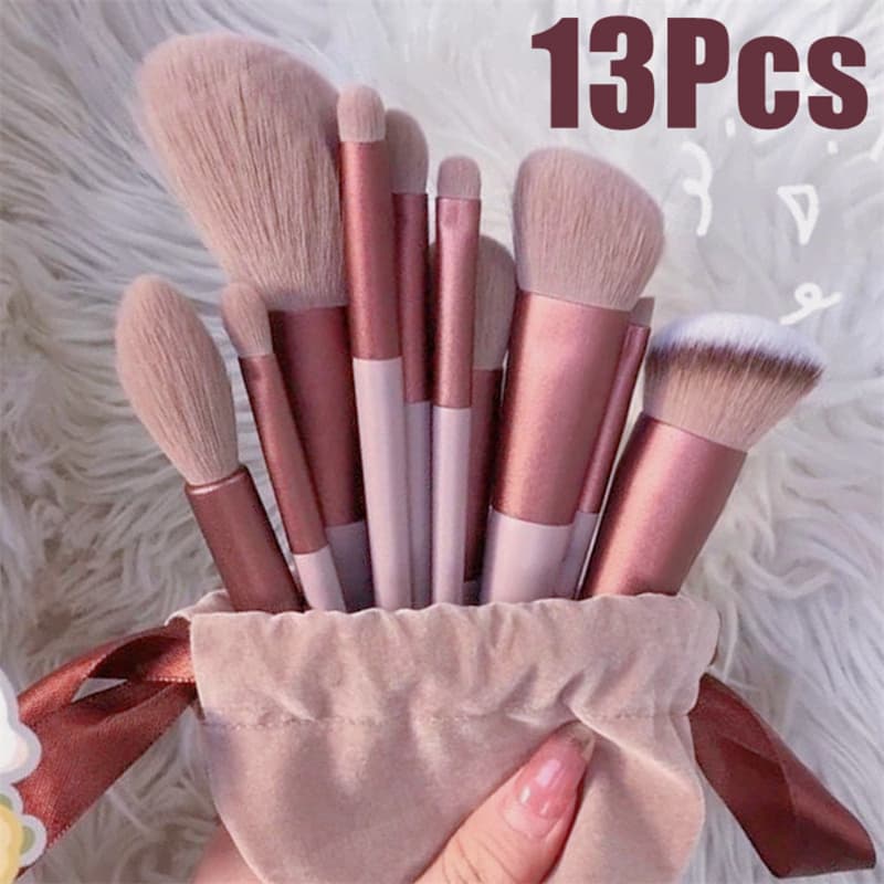 Set de 13 Brochas de Maquillaje Profesional