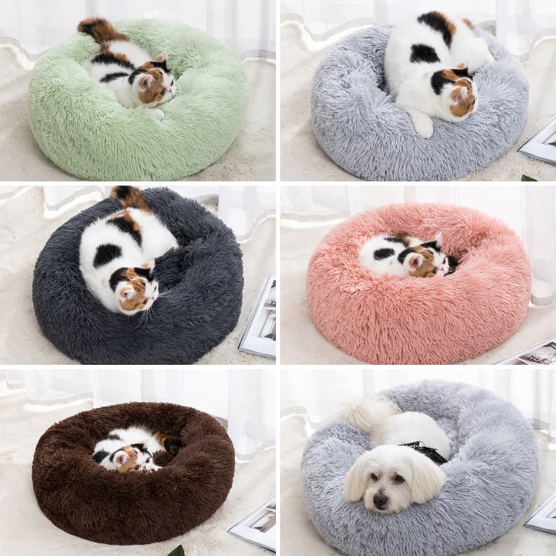 Cama Térmica Acogedora para Mascotas