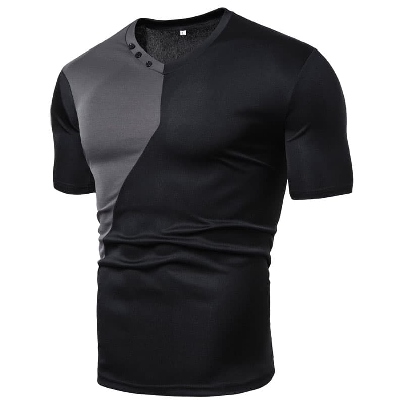 Camiseta Casual de Manga Corta para Hombre