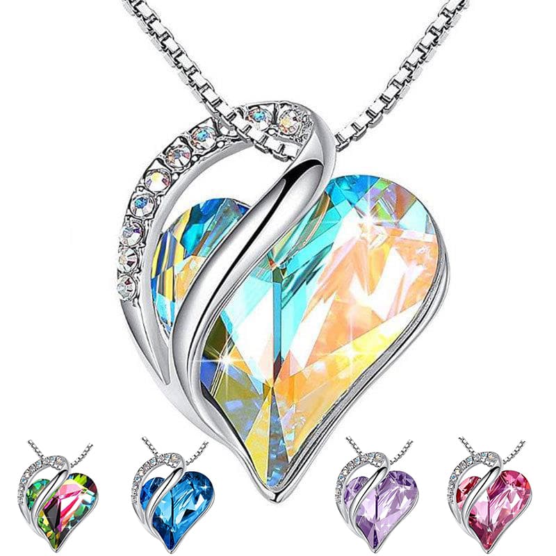 Collar Corazón Plata 925 Geométrico para Mujer