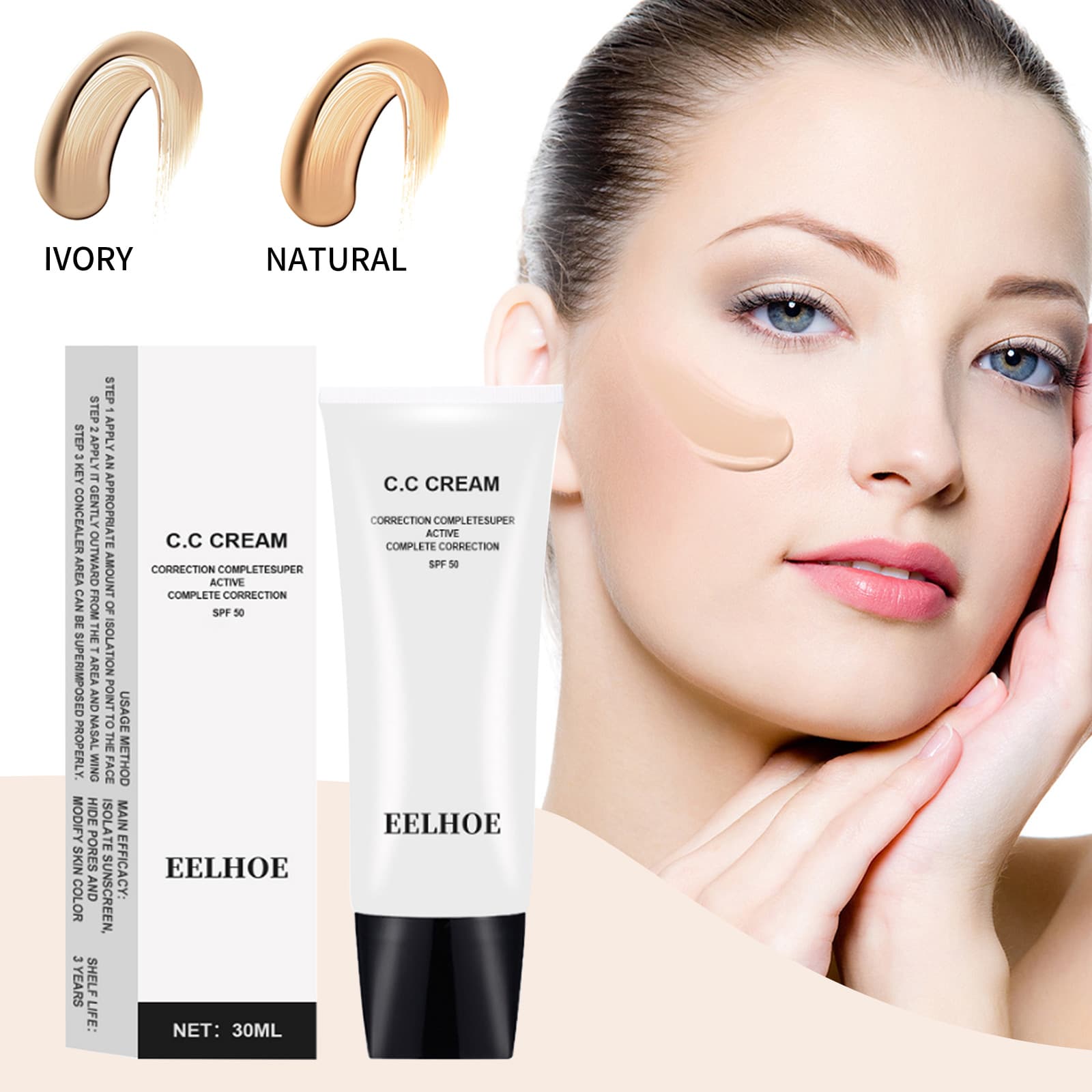 EELHOE Base de Maquillaje Previa Hidratante Luminosa