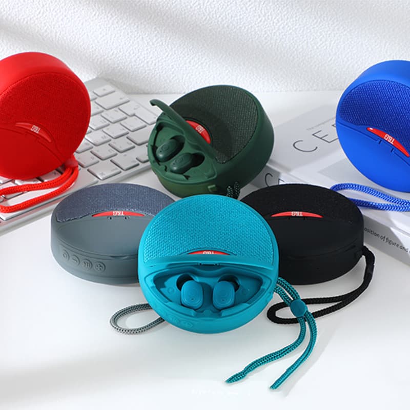 Altavoz Portátil Bluetooth 3D Estéreo con Auriculares Integrados