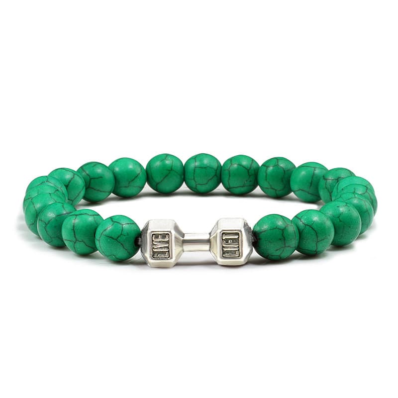 Pulsera Energy Gun Turquesa con Mancuerna