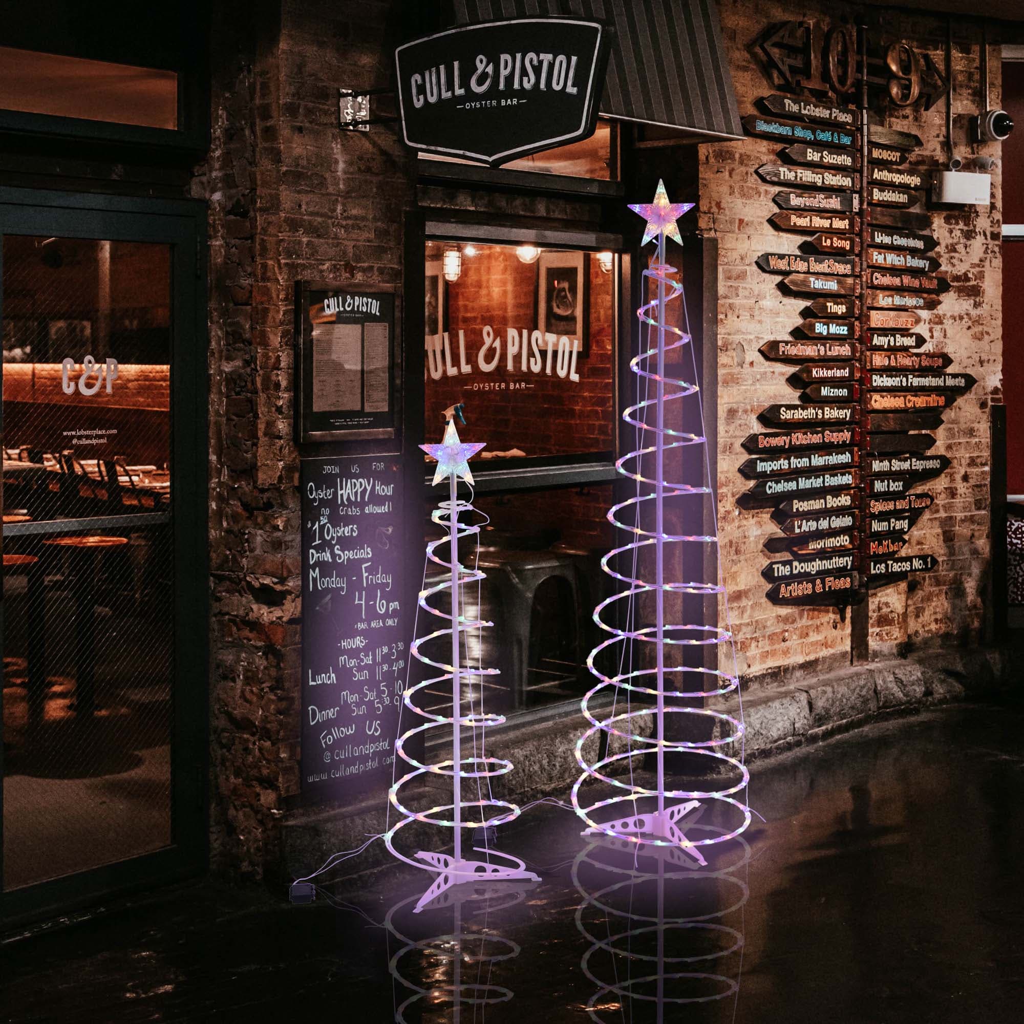 Árbol de Navidad Espiral LED Decorativo