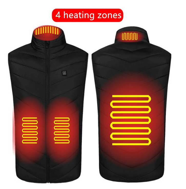 Chaleco Térmico Calefactable USB Lavable
