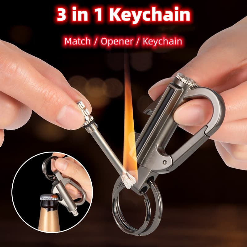 Mechero Llavero Metal Creative Wild Fire