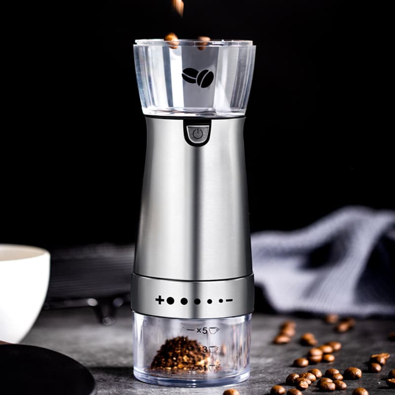 Molinillo de Café Eléctrico Acero Inoxidable Ajustable