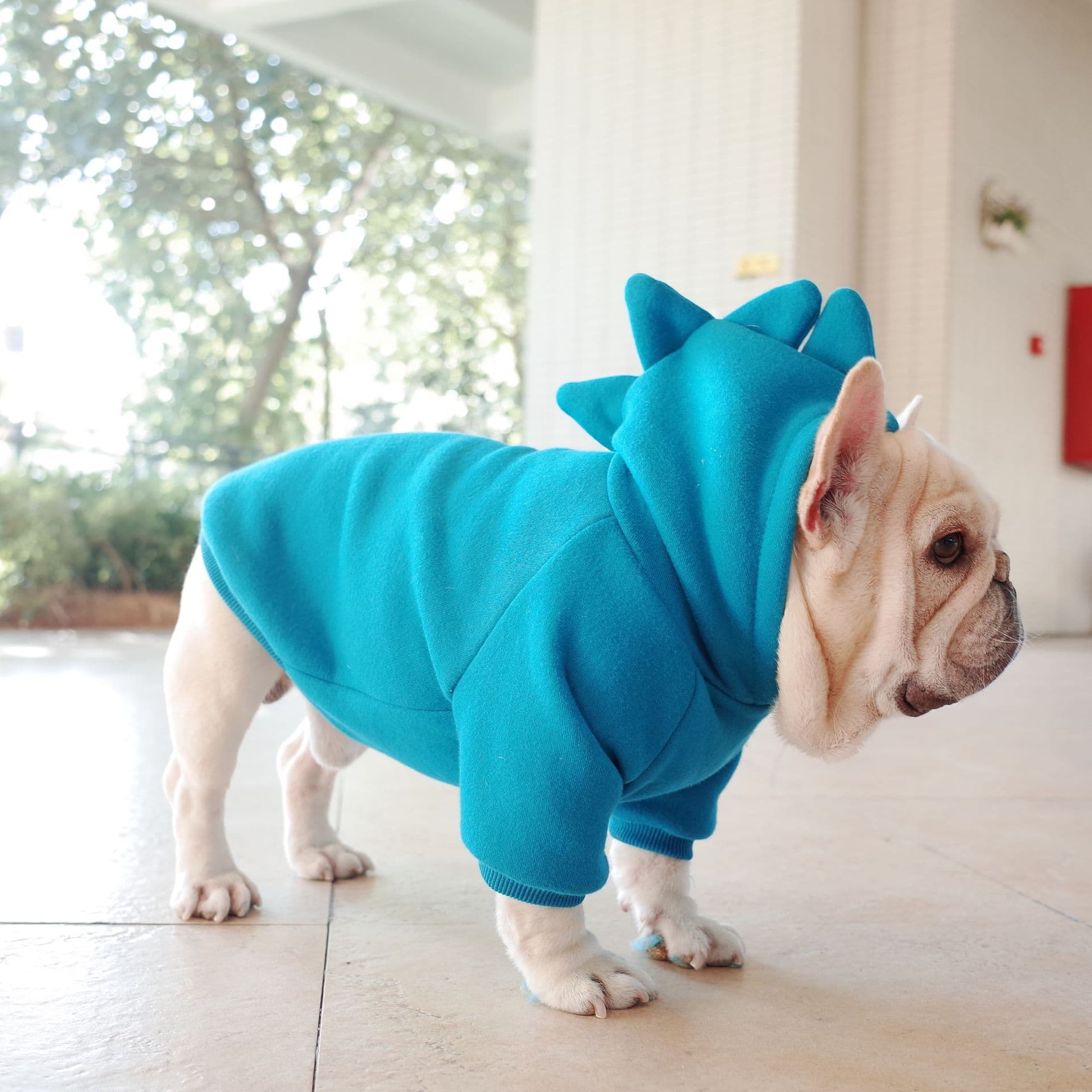 Sudadera con capucha polar para mascotas