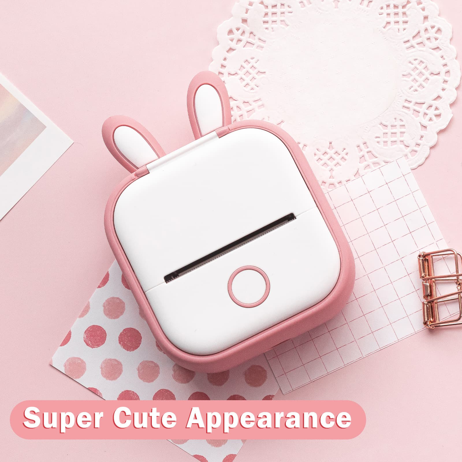 Funda de silicona para impresora fotográfica portátil Mini