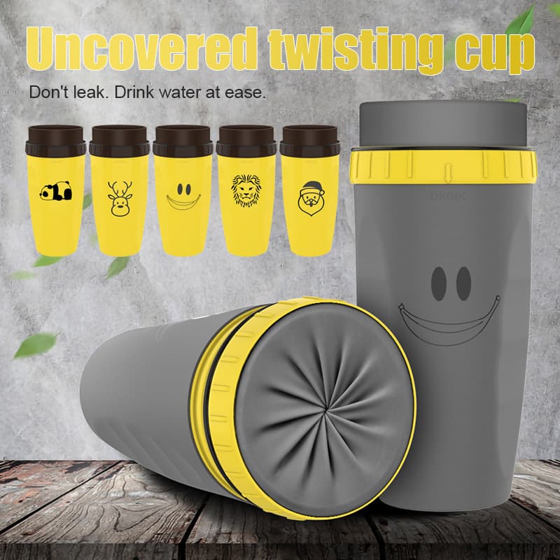 Vaso Térmico Portátil Aislante Doble con Pajita