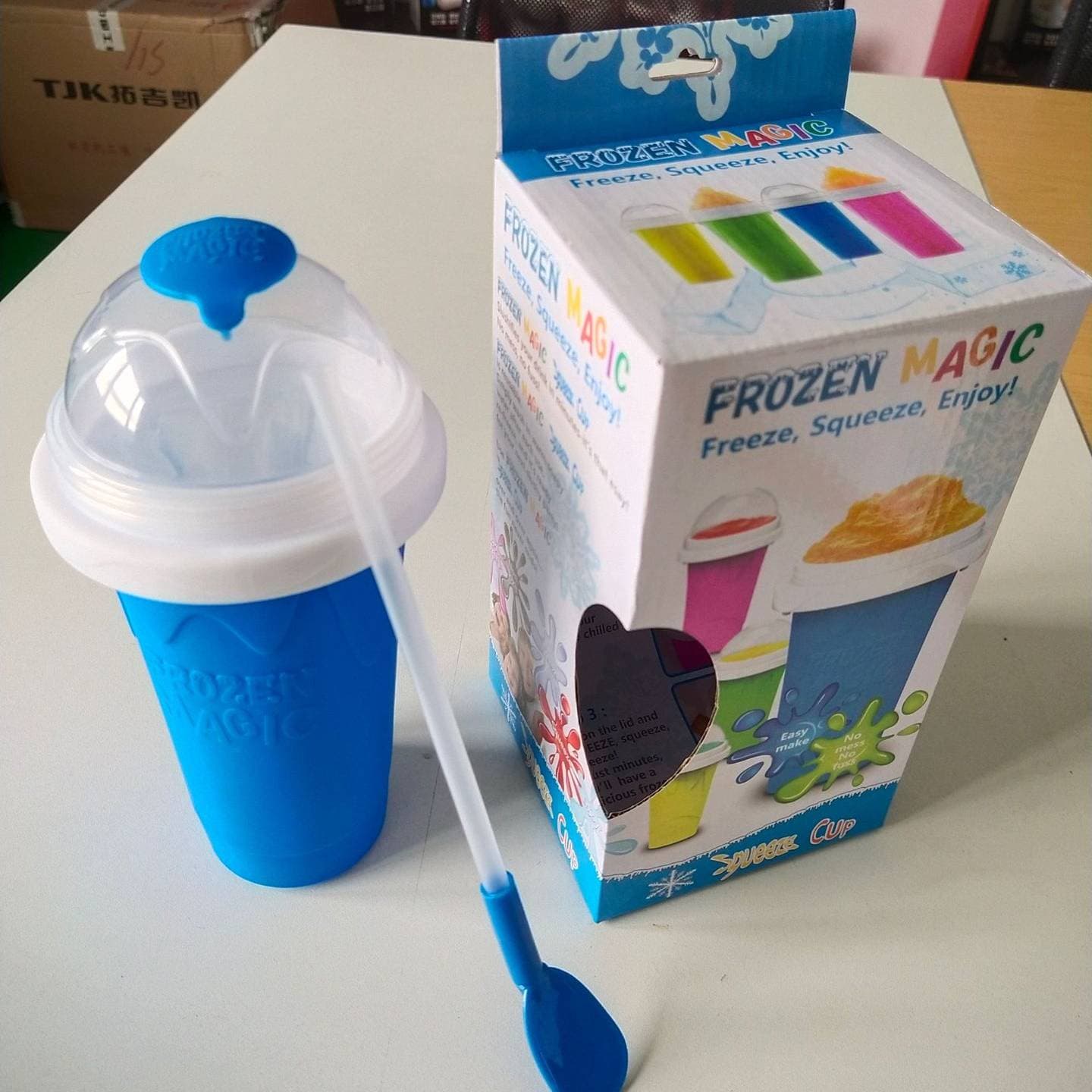 Vaso Enfriador Rápido 2 en 1 para Batidos y Bebidas Frías