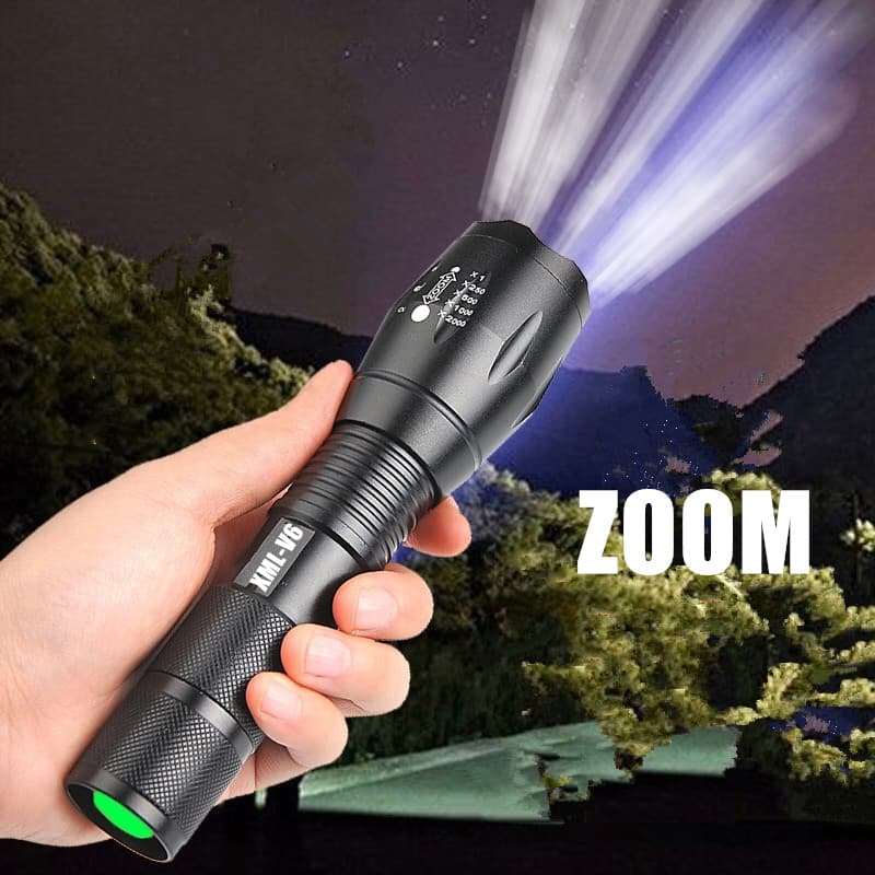 Linterna LED Mini Portátil con Zoom