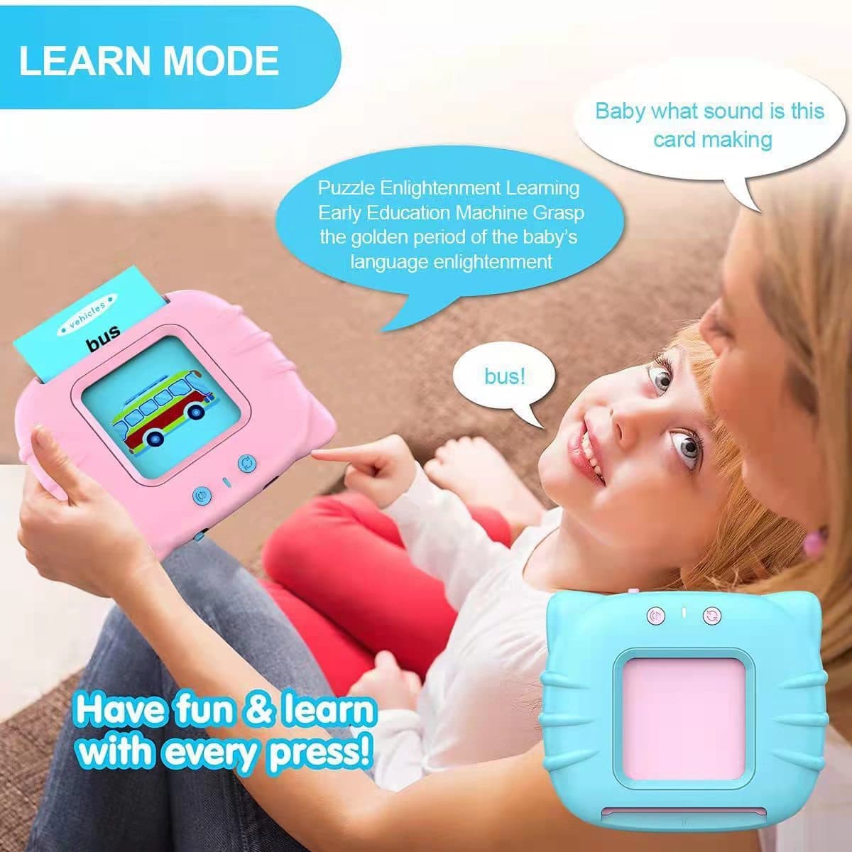 Tarjetas Educativas Inteligentes en Inglés para Niños