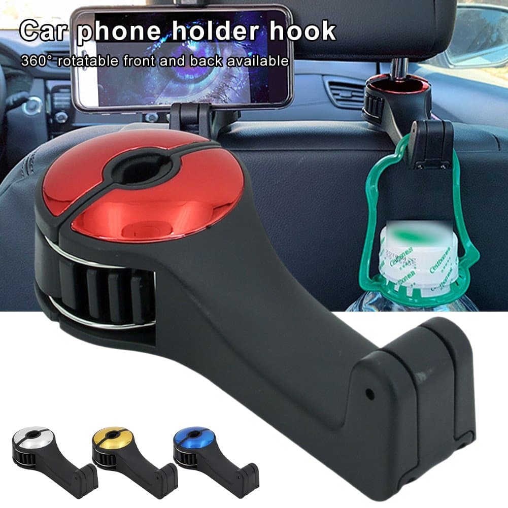 Gancho Portatelefono para Reposacabezas del Coche