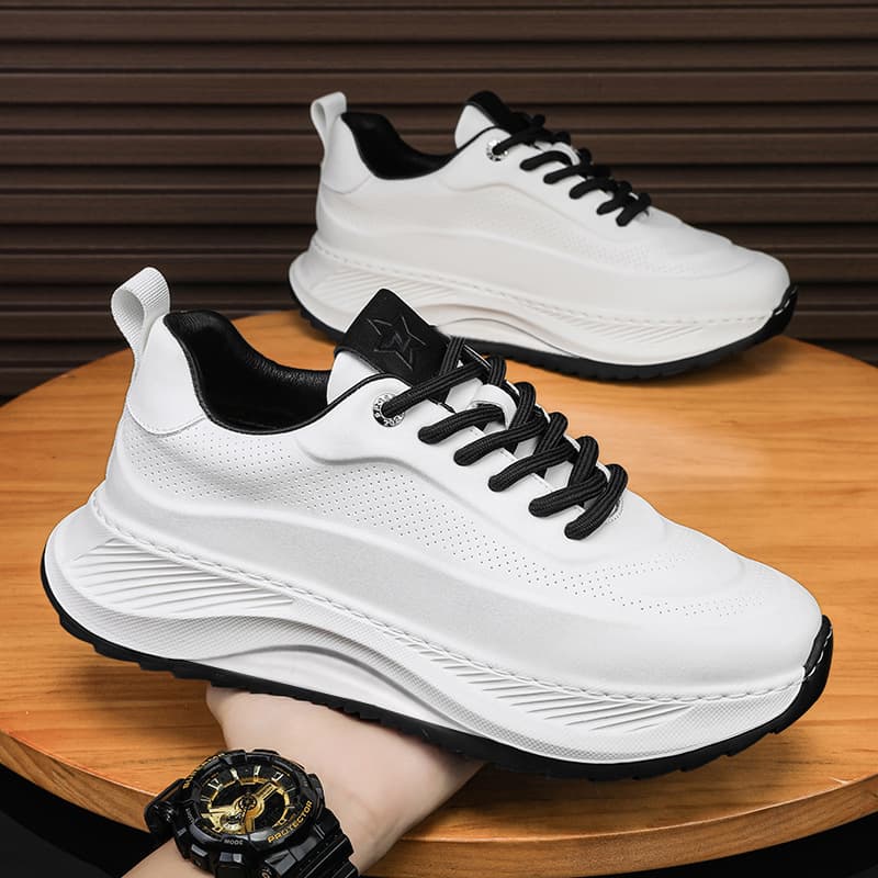 Zapatillas Deportivas Hombre Suela Gruesa Respirable