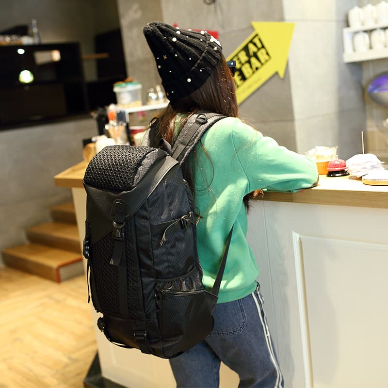 Mochila Viaje Gran Capacidad Unisex - Estilo Casual Coreano