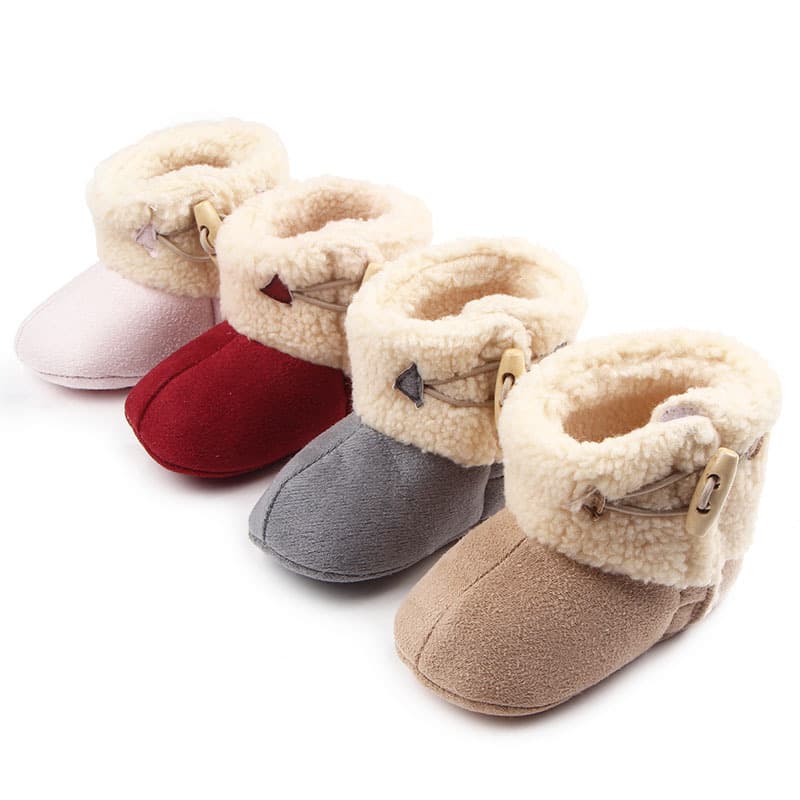 Zapatos de Invierno con Hebilla para Bebé y Niño Pequeño