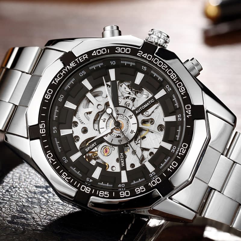 Reloj Automático para Hombre con Correa de Acero