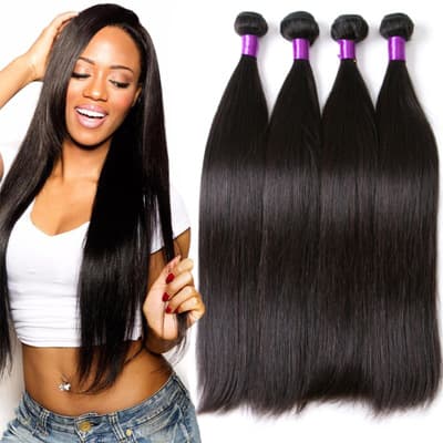 Cabello Humano Liso Brasileño Natural