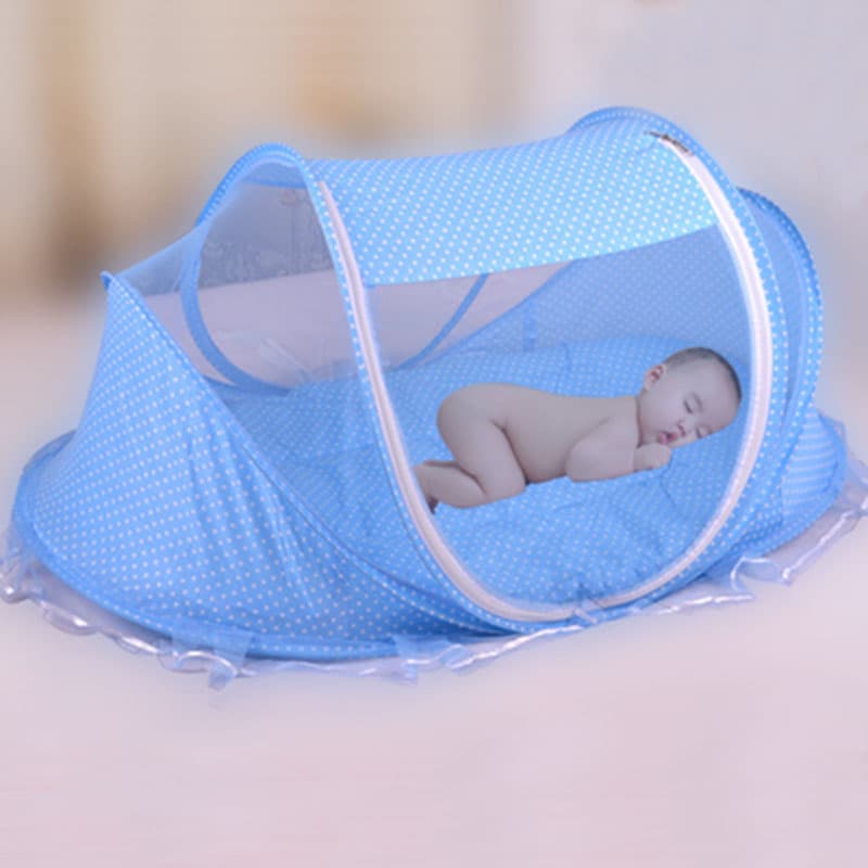Red de Cama Plegable para Bebé con Red de Almohada - Pack 2 piezas