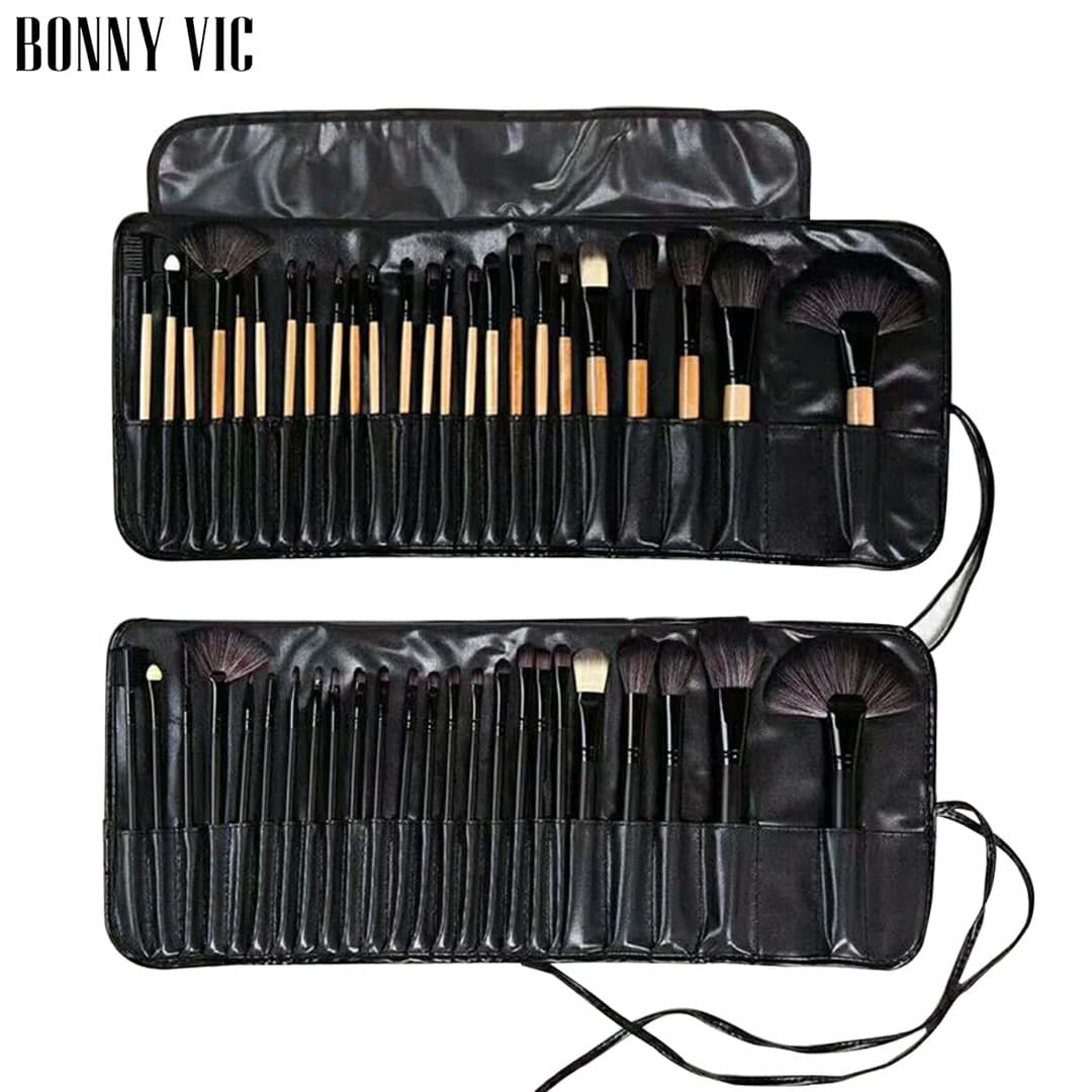 Set de 24 brochas de maquillaje profesional