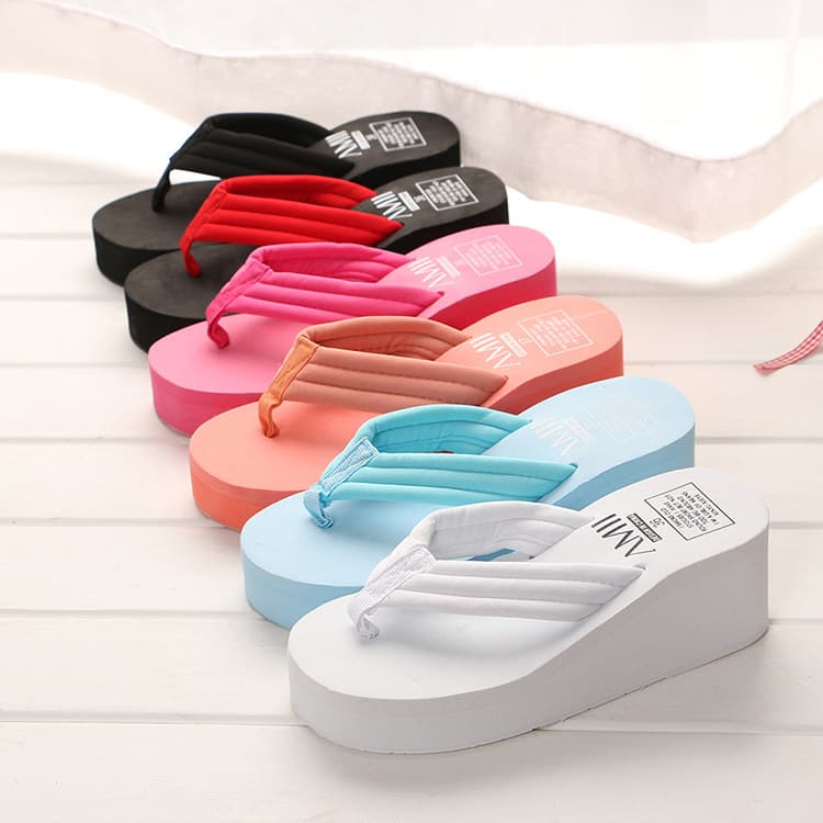 Chanclas Mujer Verano Antideslizantes Colores Caramelo