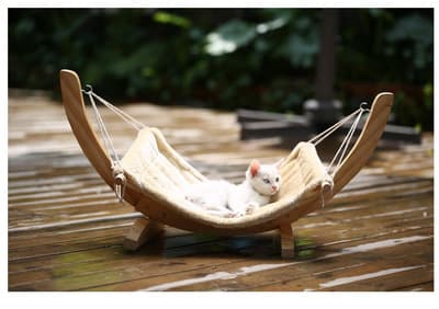 Hamaca de Madera para Gatos