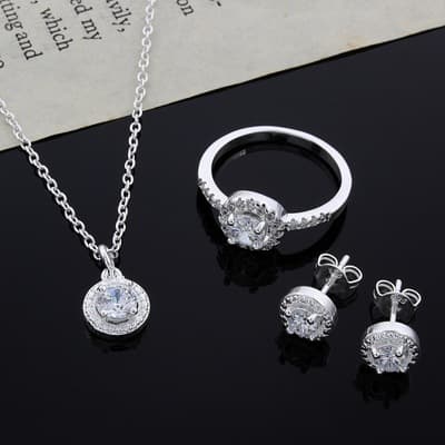 Conjunto de Joyería Zirconia