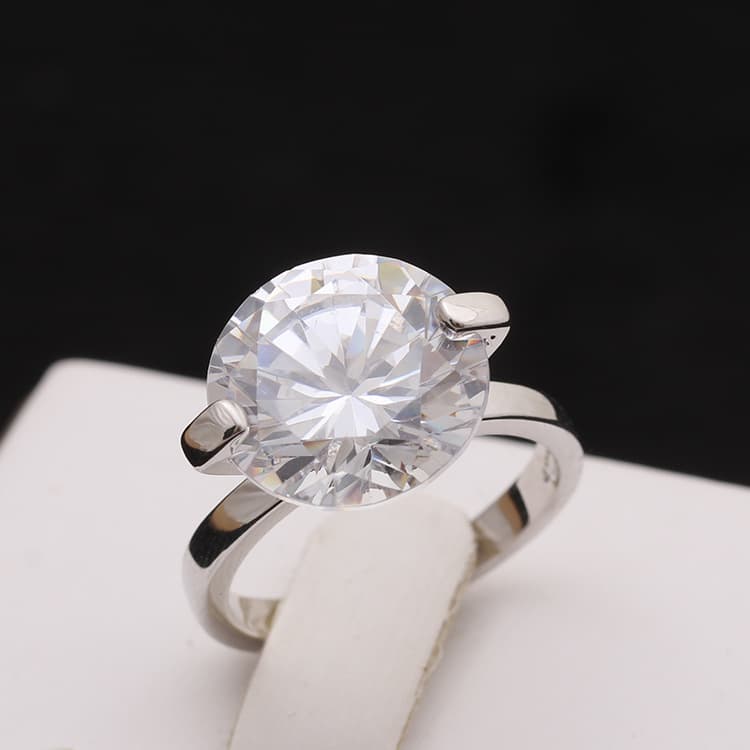 Anillo de Diamante Simulado Sun Cloud para Mujer