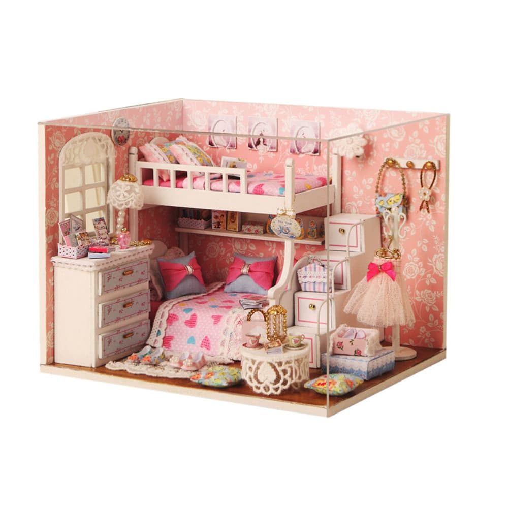 Casa de Muñecas Miniatura DIY - Juguete Artesanía para Niños