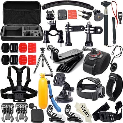 Accesorios para Cámara Deportiva (Pack de 4)