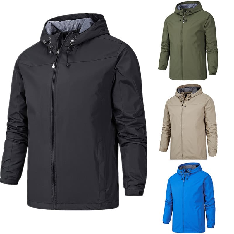Chaqueta de Montaña Impermeable y Cortavientos para Hombre