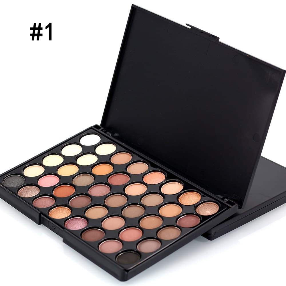 Paleta de Sombras Glitter Brillante Impermeable 40 Colores
