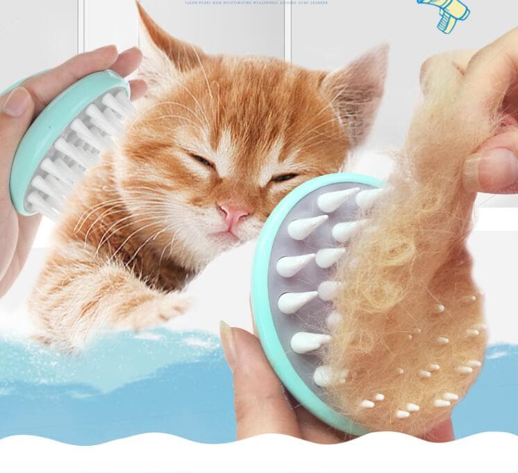 Cepillo de Masaje para Baño de Mascotas