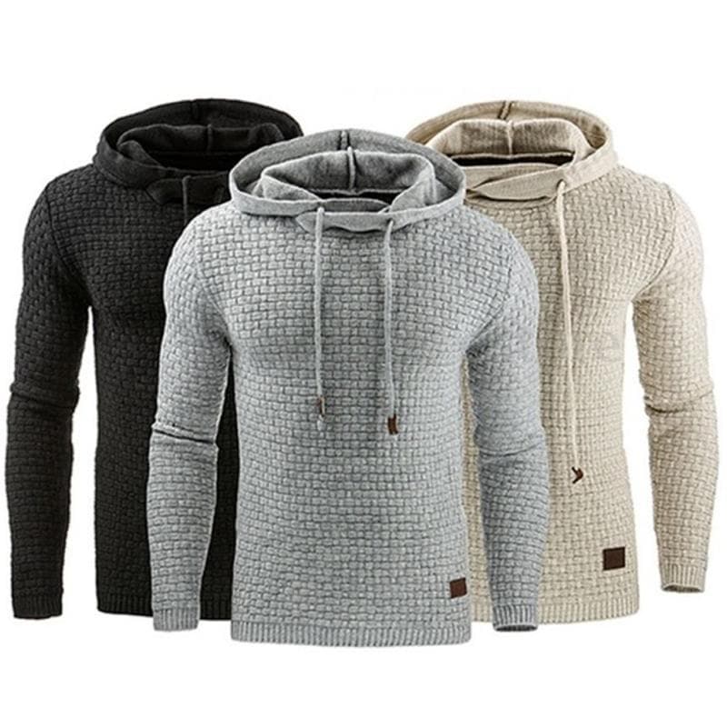 Sudadera con capucha Jacquard para hombre