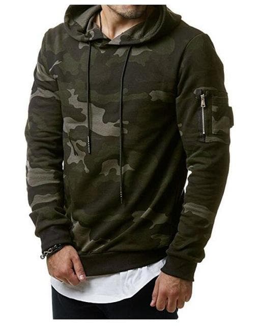 Sudadera con Capucha Camuflaje para Hombre