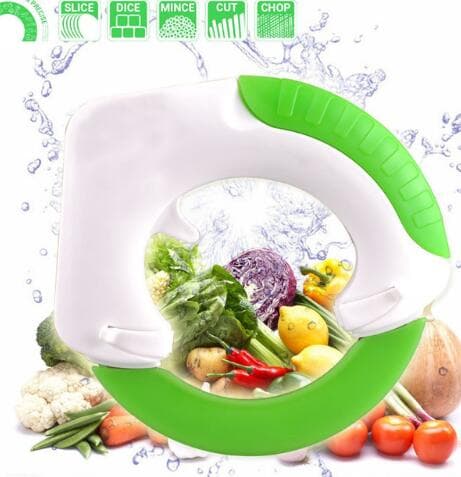 Cortador Circular de Cocina con Gancho de Almacenamiento
