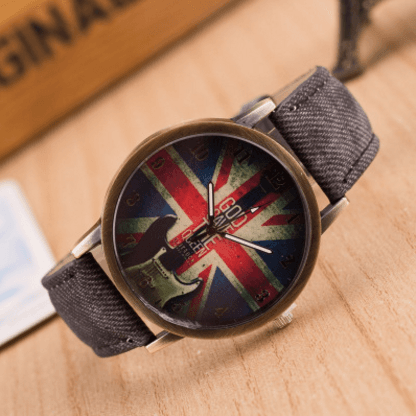 Reloj de Pulsera con Bandera UK