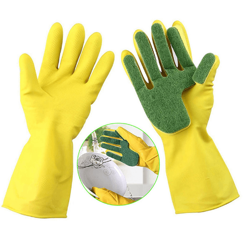 Guantes de Limpieza con Esponja Integrada