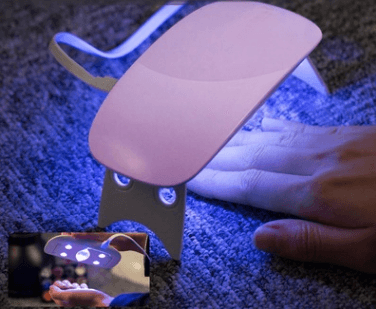 Lámpara UV LED Portátil para Uñas 6W USB