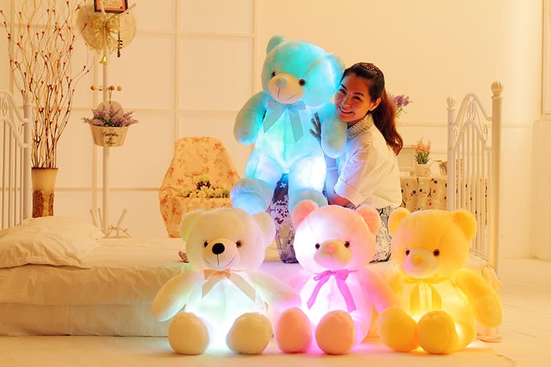 Oso de Peluche LED Luminoso Multicolor