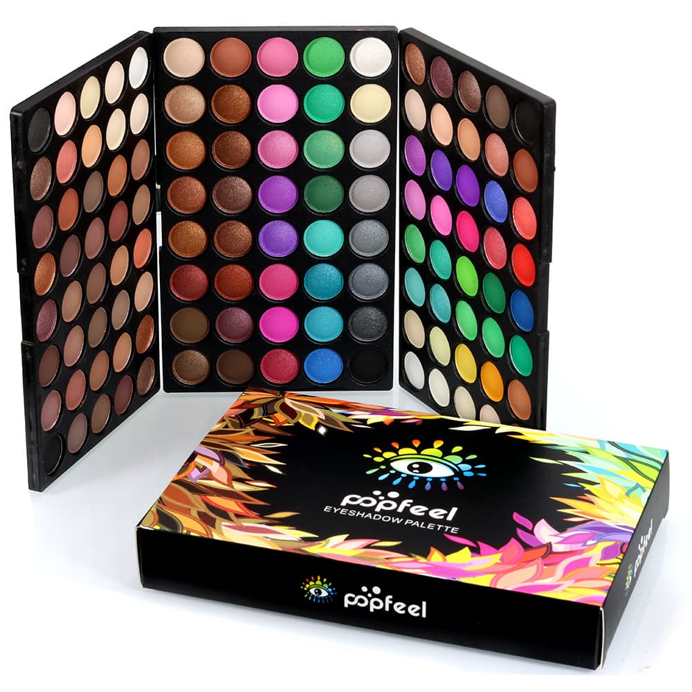 Paleta de Sombras de Ojos 120 Colores Mate y Brillante