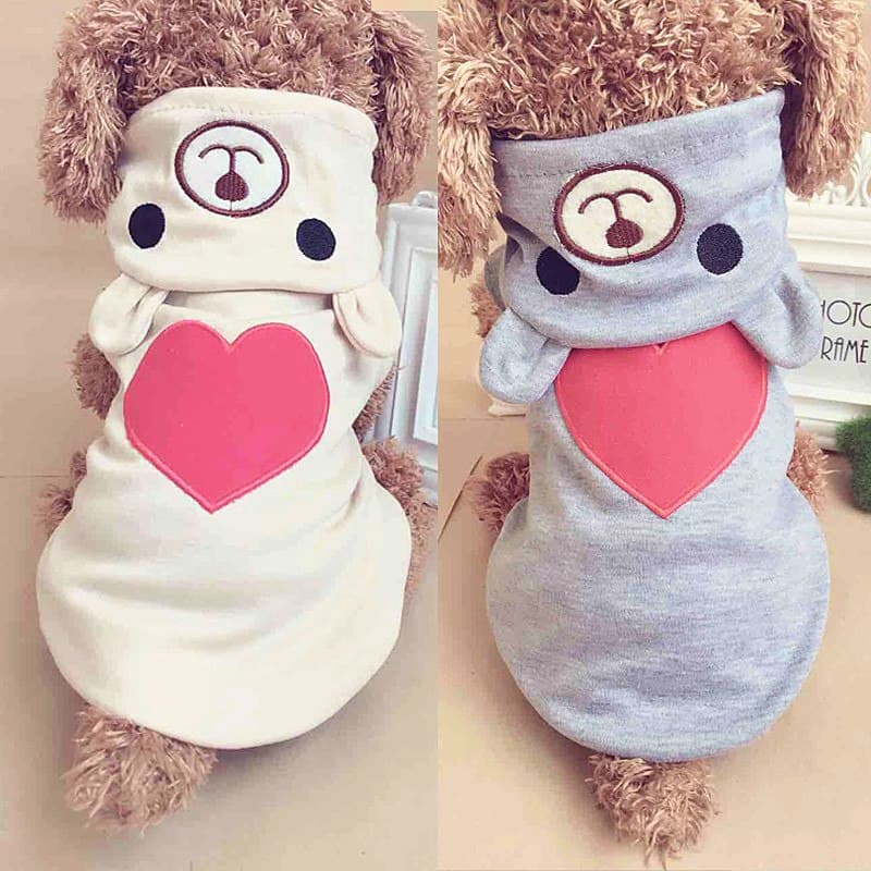 Ropa de Verano para Mascotas Diseño Love Bears