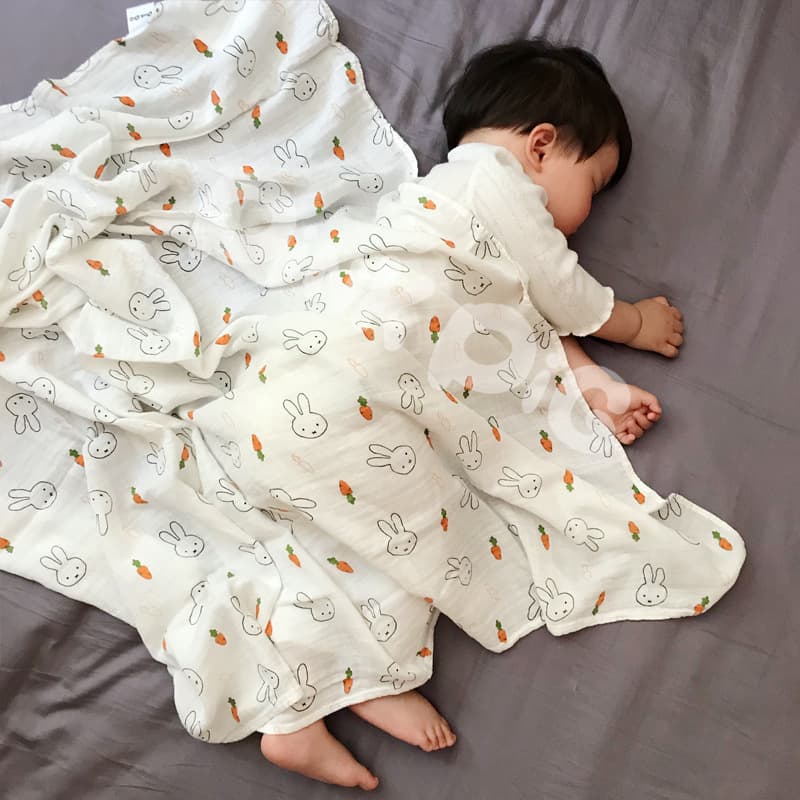 Manta toalla de bambú para bebé recién nacido