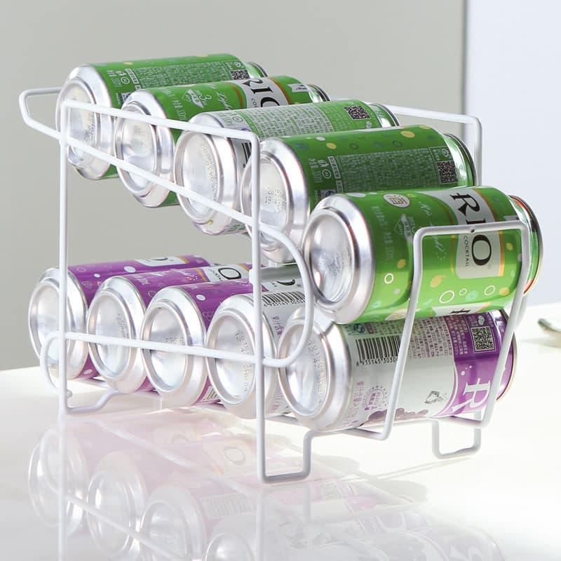 Estantería de Cocina Doble Capa para Latas