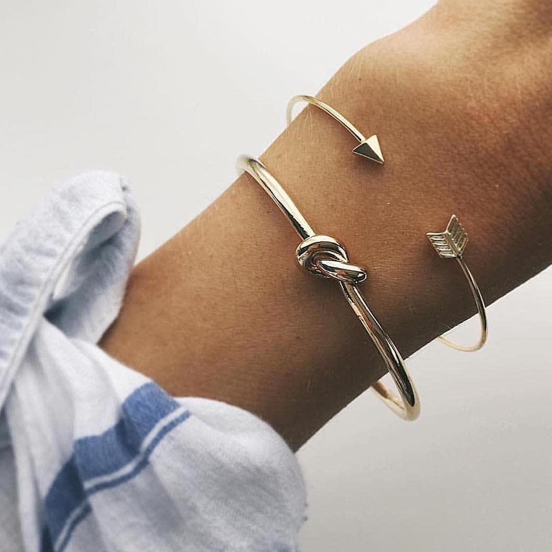 Pulsera Vintage Flecha Anudada para Mujer
