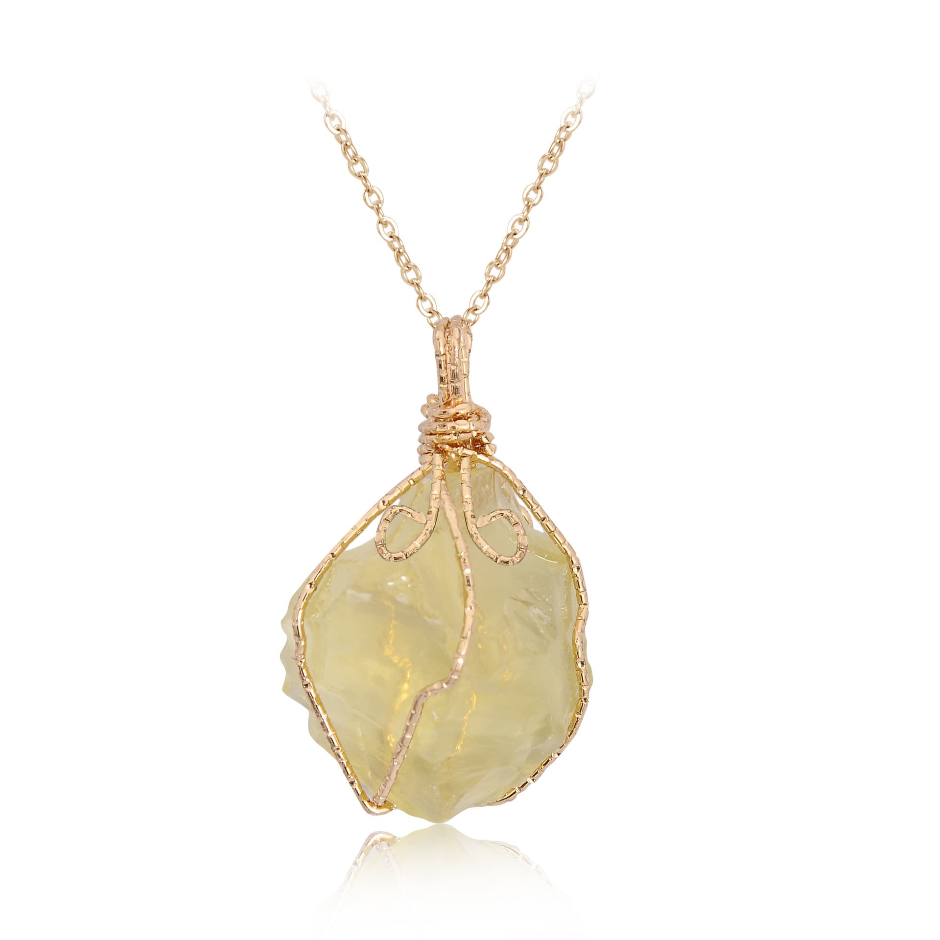 Colgante de Piedra Natural Cristal Irregular